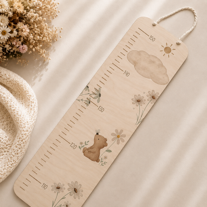 personalisierbare Kindermesslatte Bärchen