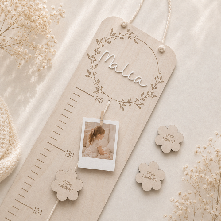 personalisierbare Kindermesslatte mit Loop