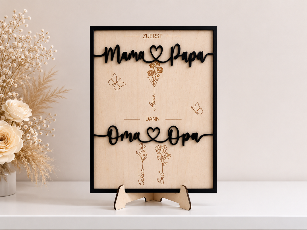 Muttertags-, Vatertagsgeschenk