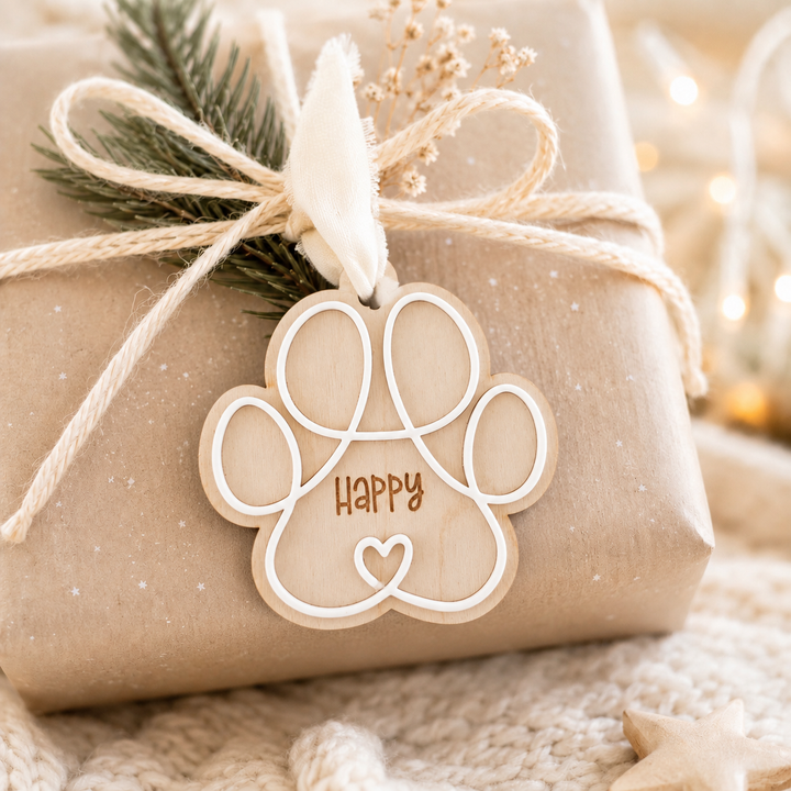 personalisierter Christbaumschmuck für deinen Vierbeiner