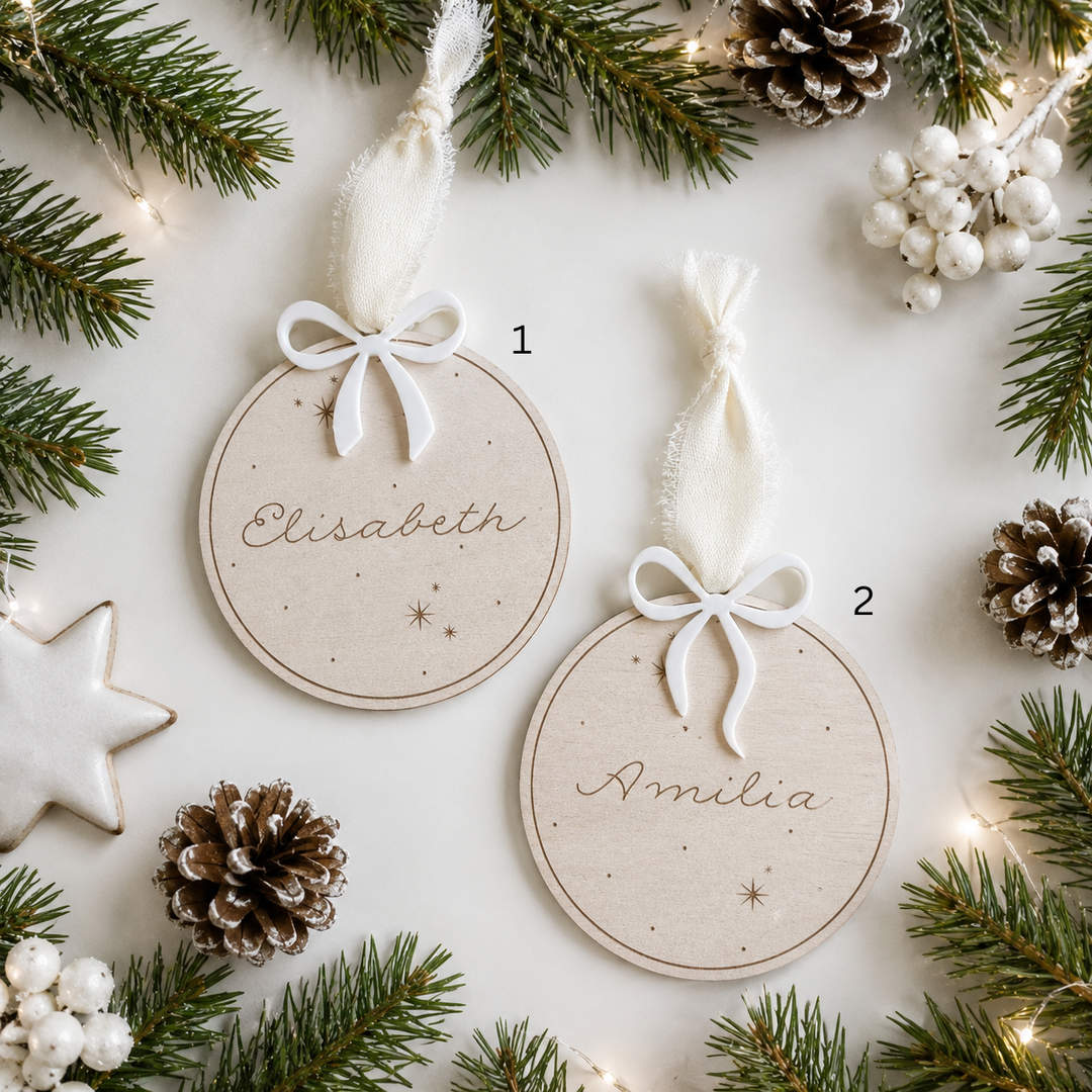 personalisierter Christbaumschmuck