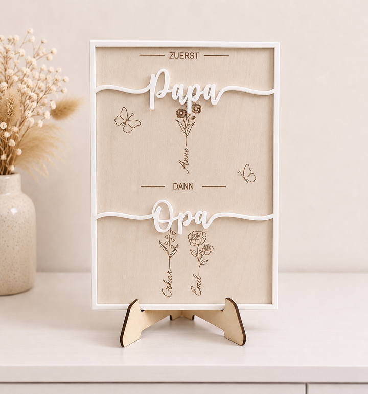 Muttertags-, Vatertagsgeschenk