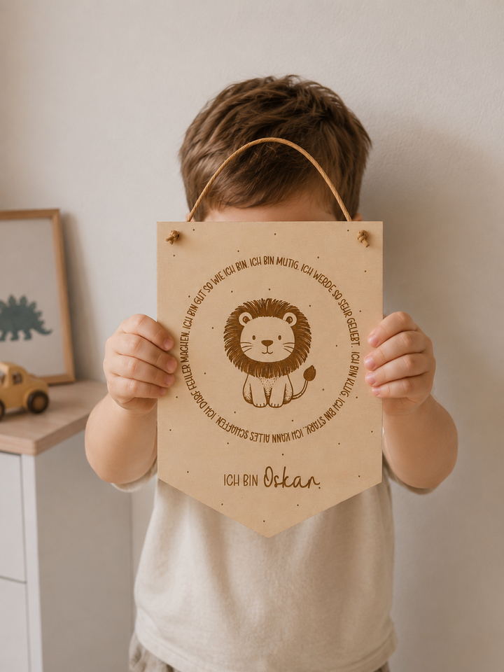 Wimpel mit tollen Affirmationen und verschiedenen Motiven