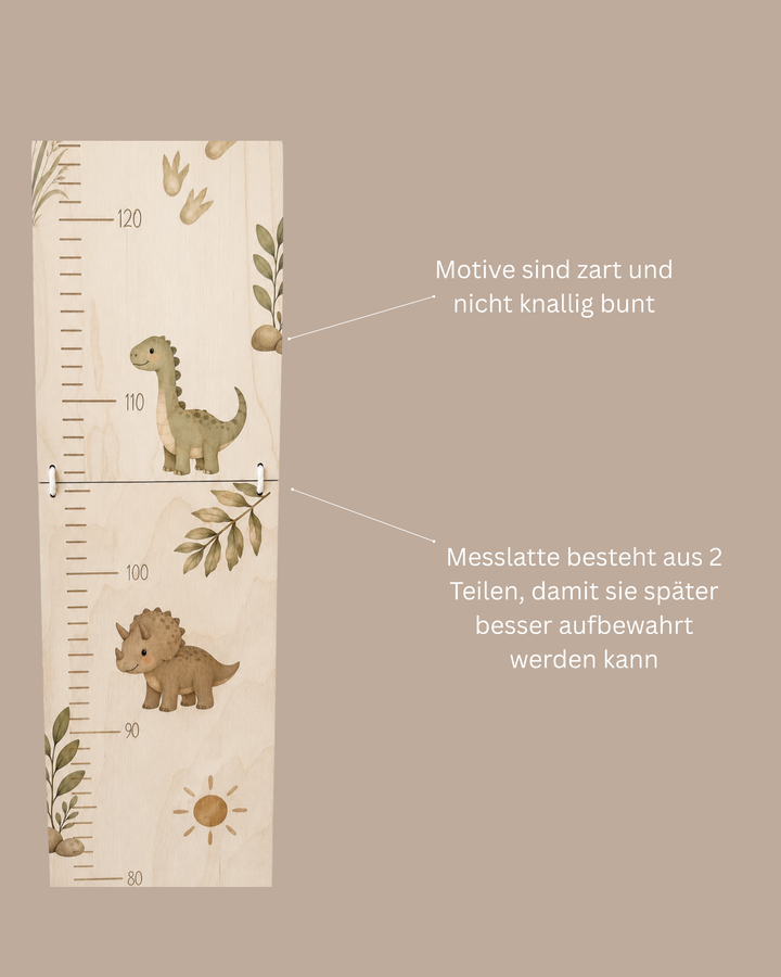 personalisierbare Kindermesslatte Blumen