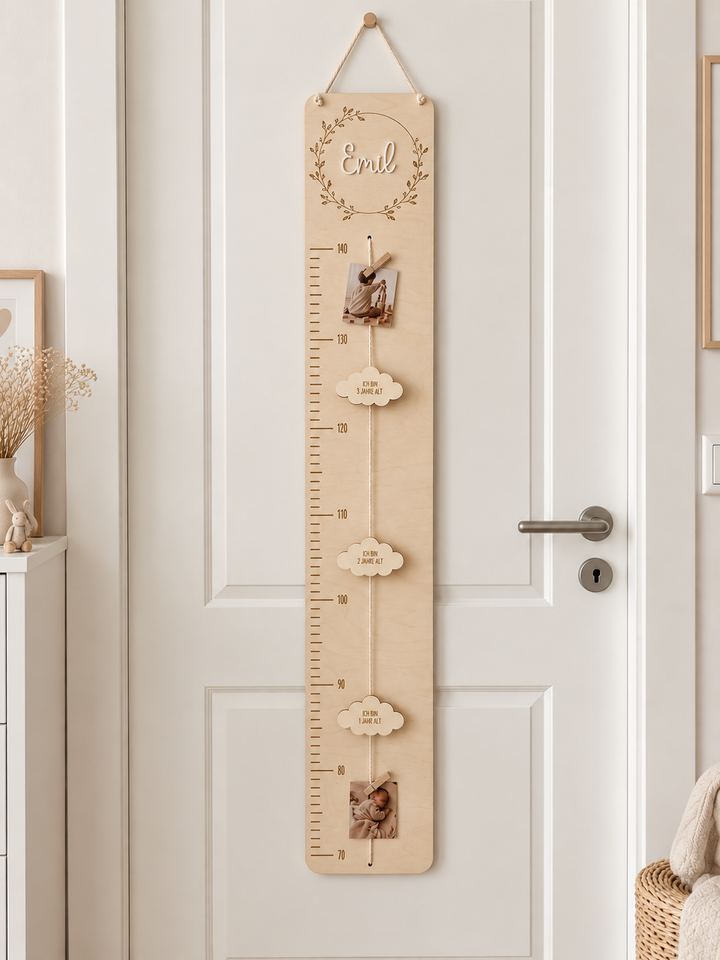personalisierbare Kindermesslatte mit Loop