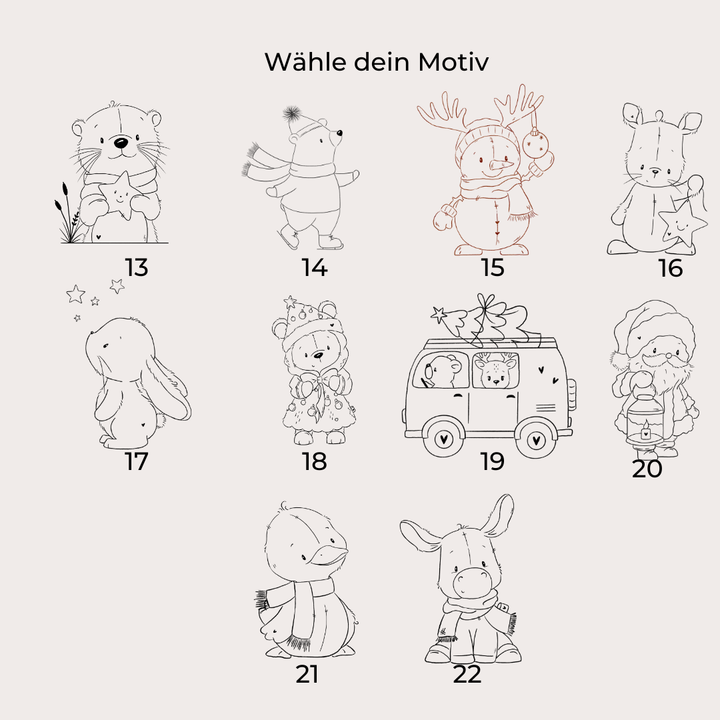 personalisierter Christbaumschmuck