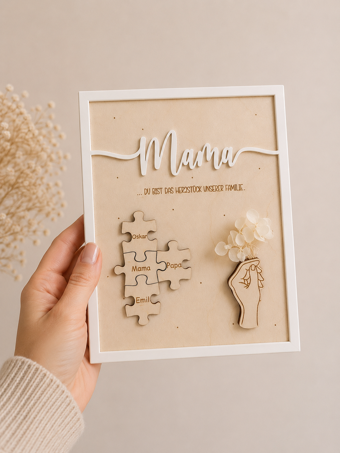 Personalisiertes Familienpuzzle