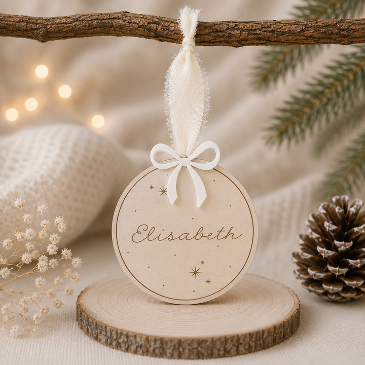 personalisierter Christbaumschmuck