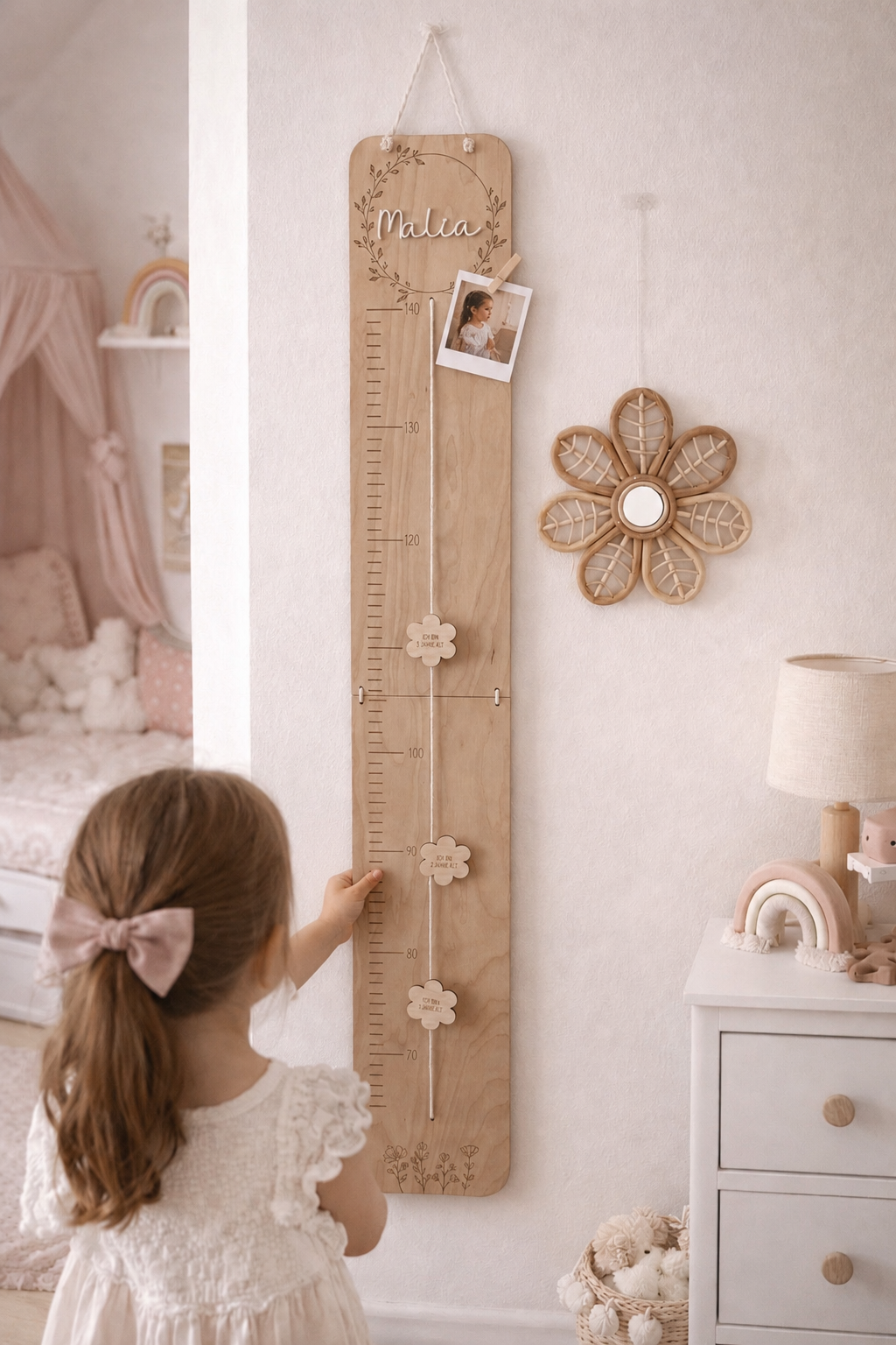 personalisierbare Kindermesslatte mit Loop