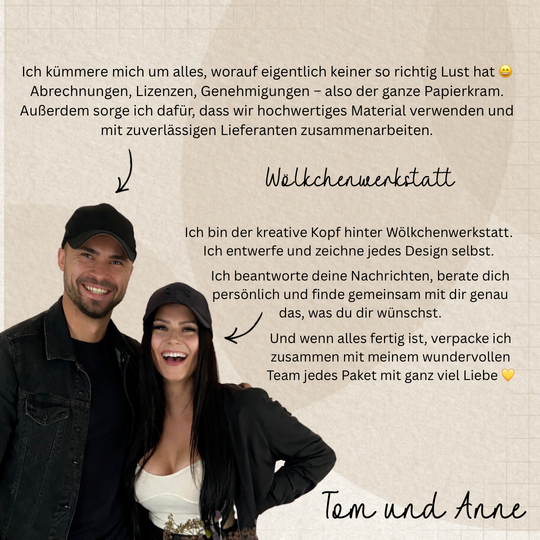 personalisierbare Affirmationstafel zur Einschulung