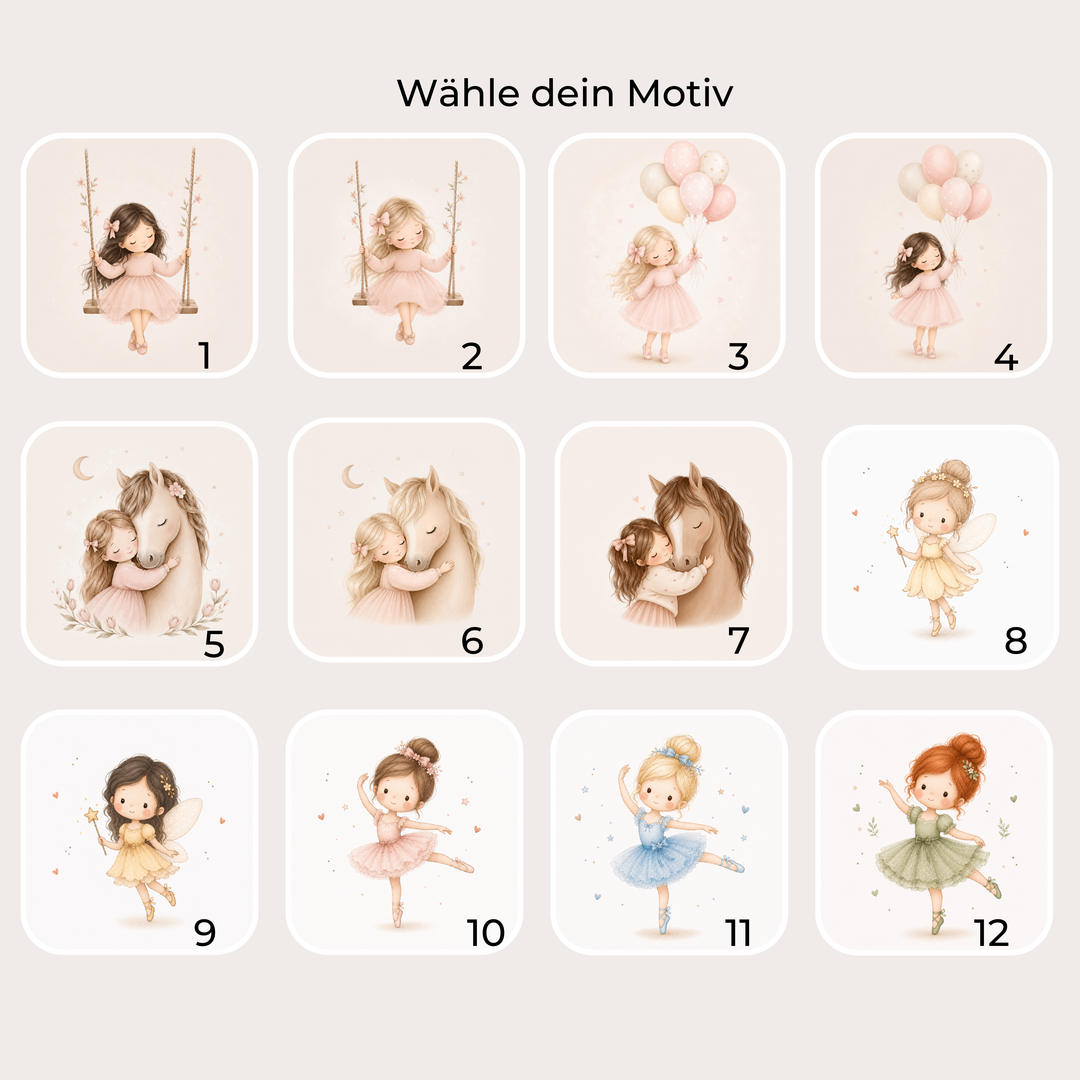 Spardose für Kinder - Feen und Prinzessinnen