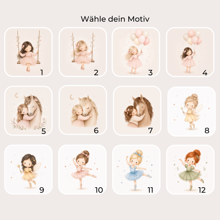 Spardose für Kinder - Feen und Prinzessinnen