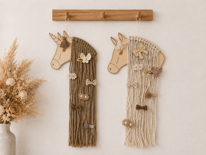 Haarspangenhalter Einhorn oder Pferd