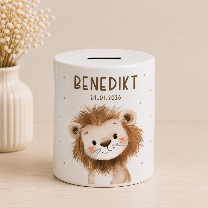 Spardose für Kinder - Safaritiere